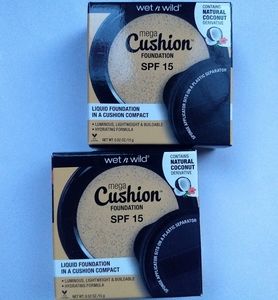 2 Wet N Wild Mega Cushion Foundation #107A Bundle